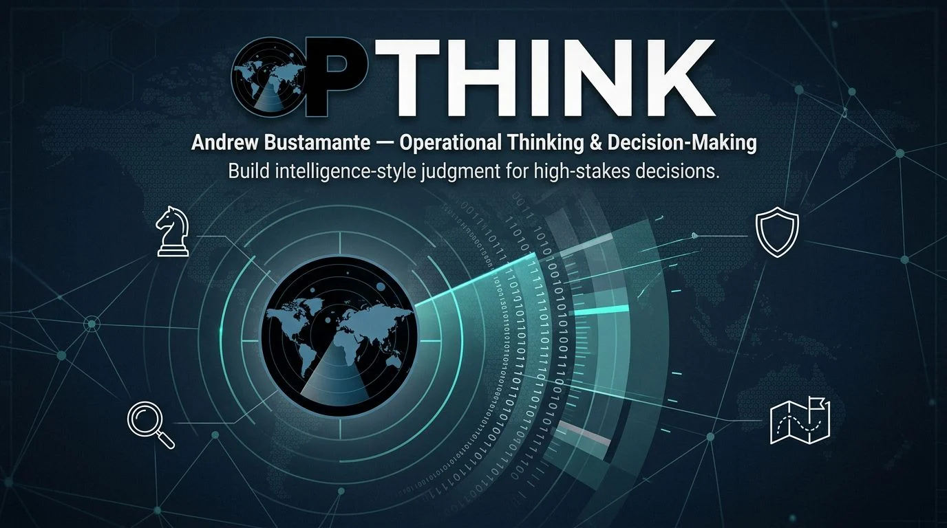 Andrew Bustamante Opthink course
