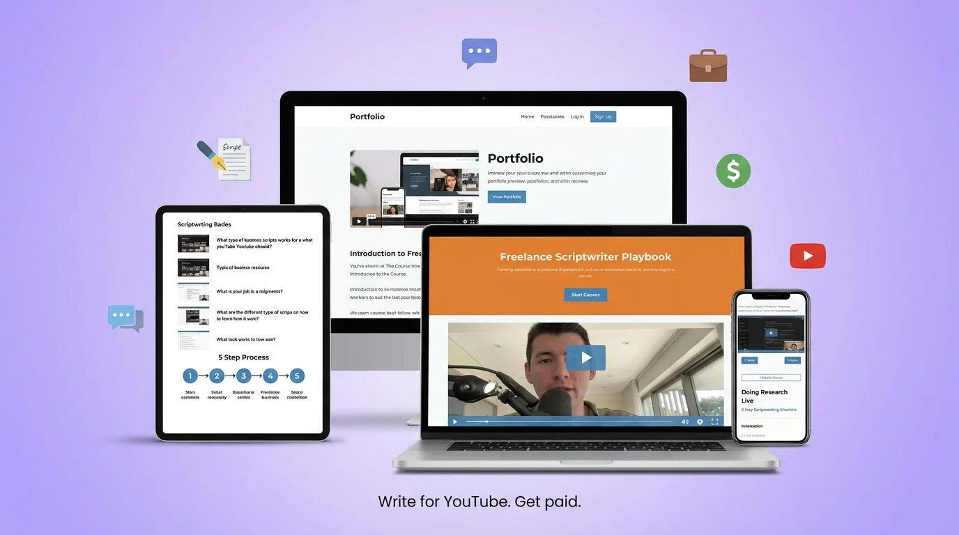 Bryan Ng Freelance Scriptwriter Playbook course