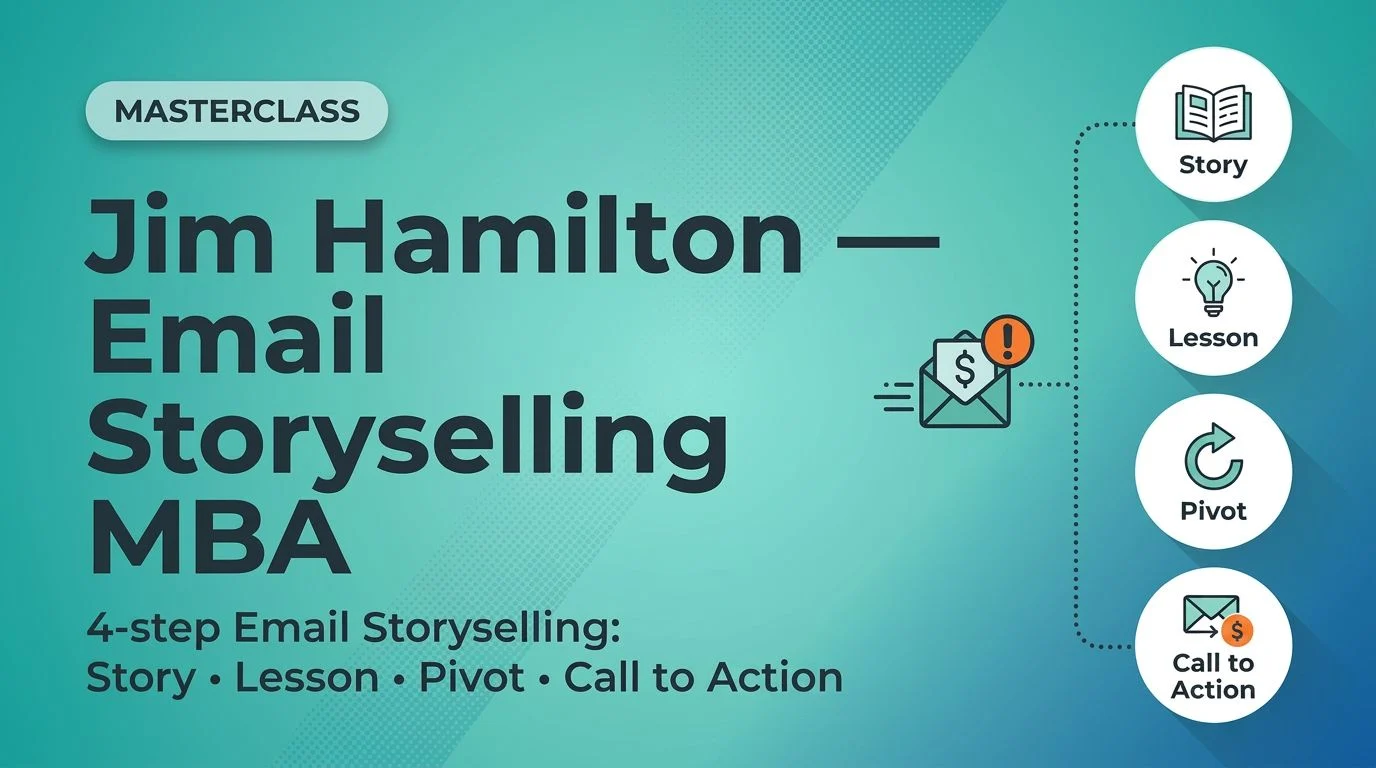 Jim Hamilton Email Storyselling MBA course