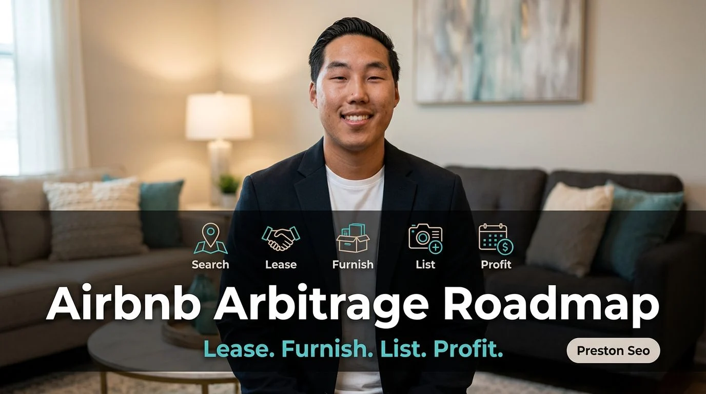 Airbnb Arbitrage Roadmap by Preston Seo course cover