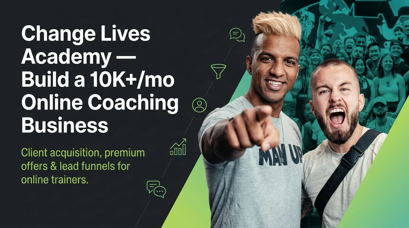 Brian Mark and Cole DaSilva Change Lives Academy course cover