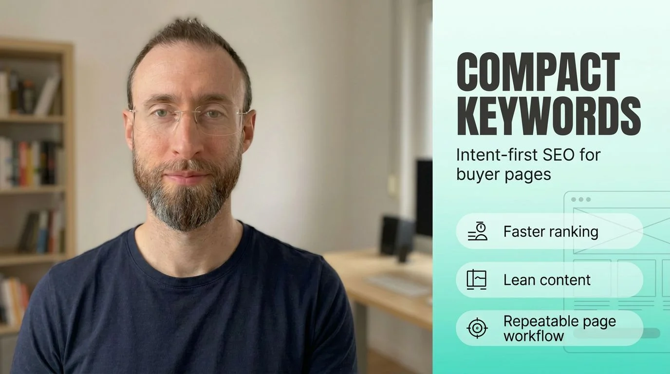 Edward Sturm Compact Keywords SEO course
