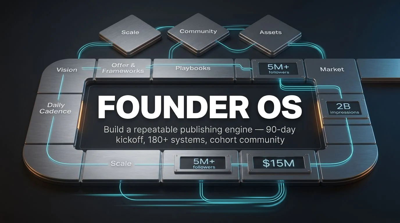 Matt Gray Founder OS Personal Brand System for Founders